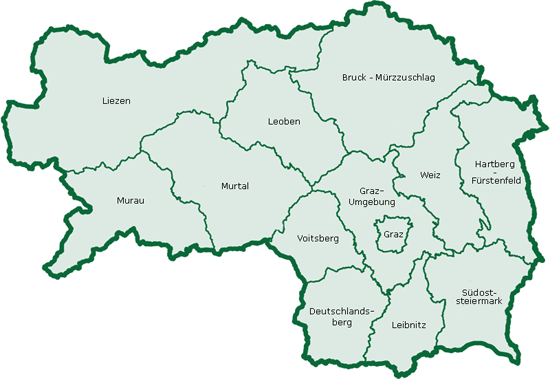 Bezirksverwaltungsbehörden der Steiermark