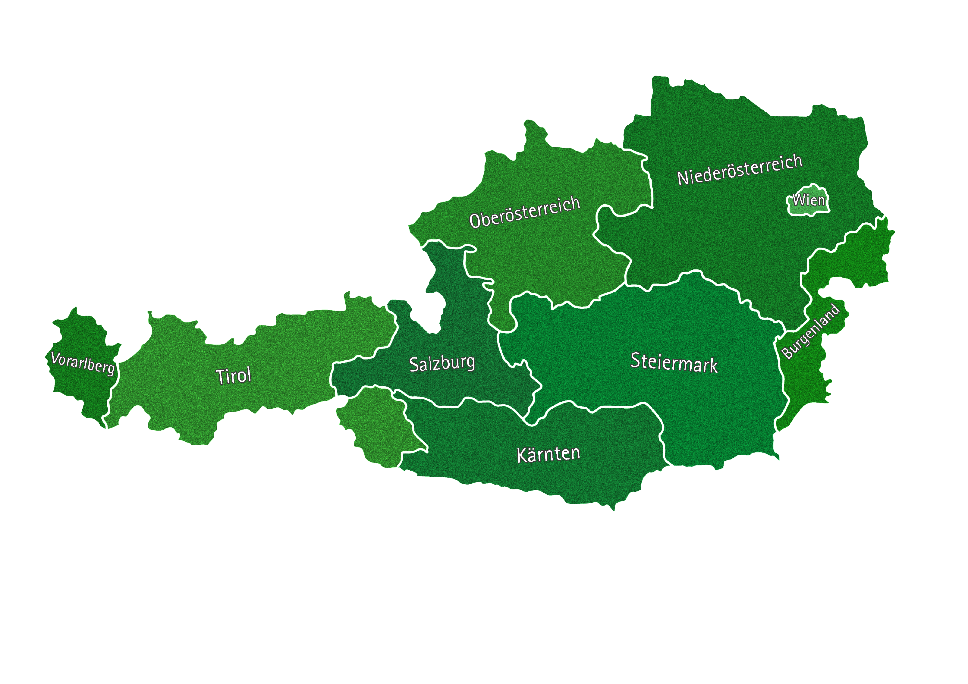 Karte Bundesländer Österreich
